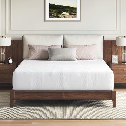 Novilla 14-Inch Full Memory Foam Mattress - Cooling Gel Foam for Pressure Relief | CertiPUR-US Certified
