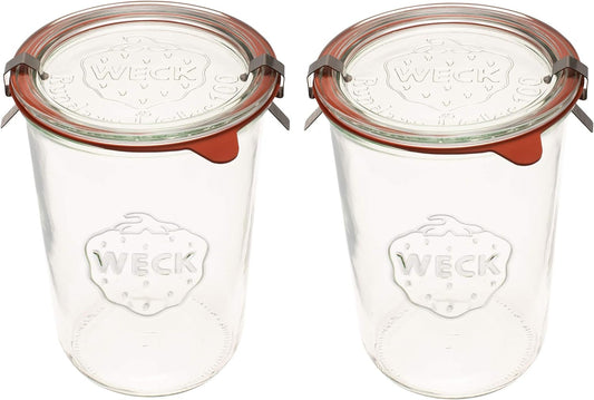 Weck 743 Mold Jar - Versatile Glass Storage Container for Preserving Food | 1.5L Capacity