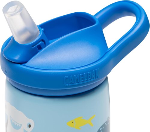 Camelbak Eddy+ Kids Water Bottle - 12oz Insulated Stainless Steel for School | Sharks Design