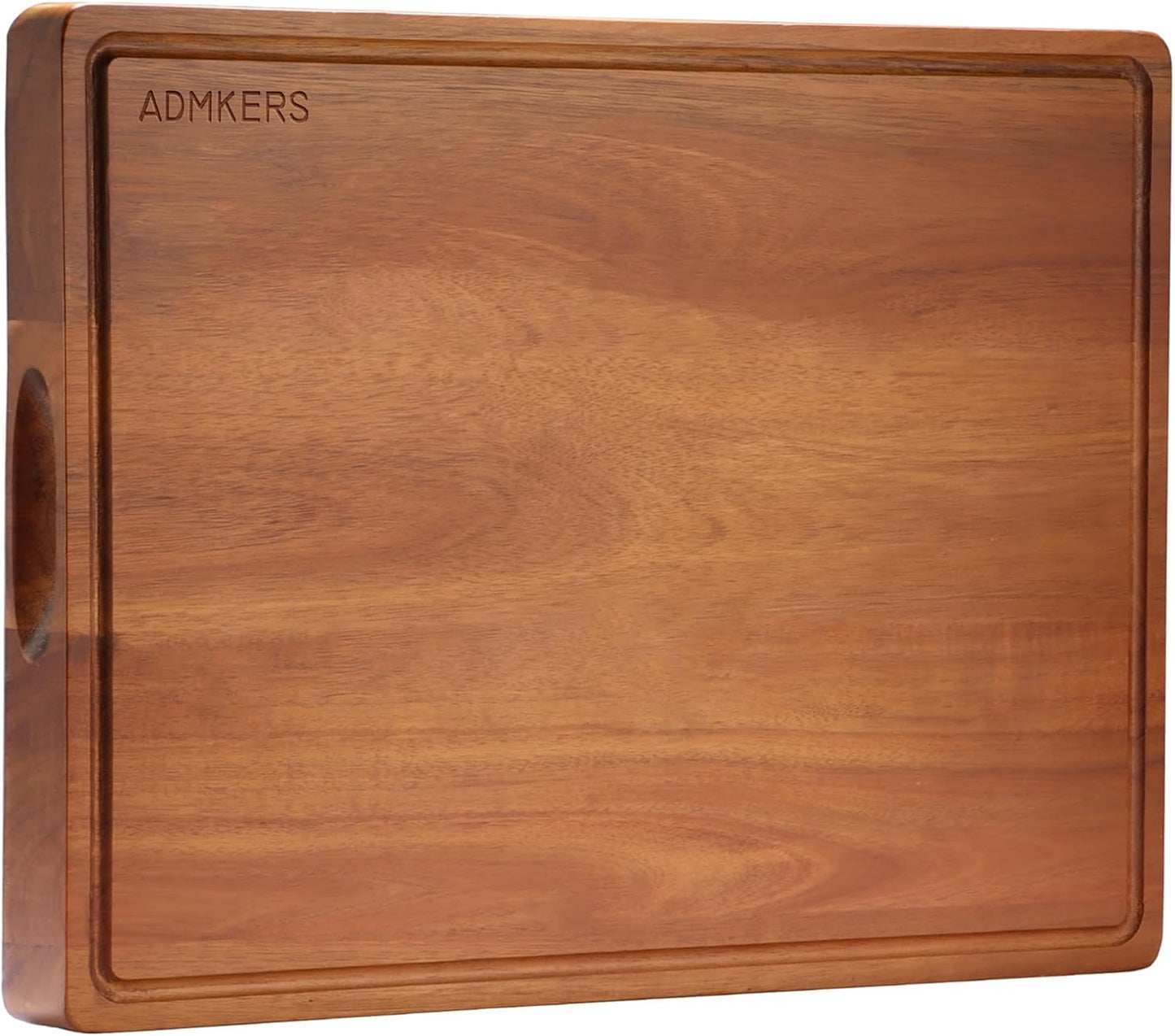 Skiennix Extra Large Wooden Cutting Board - Thick Chopping Board with Deep Juice Groove | 20x15x1 Inch