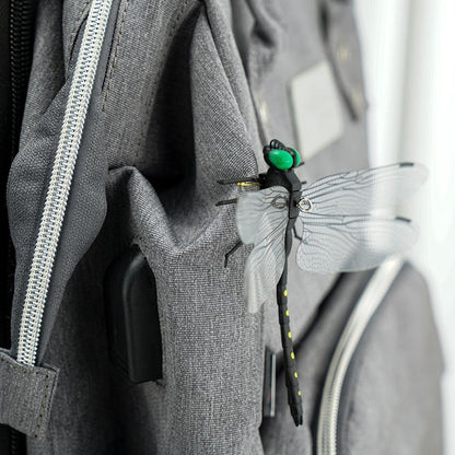 Skiennix 10pcs Artificial Dragonfly Clips - Realistic Bug Repellent Hat Accessories for Garden Decor