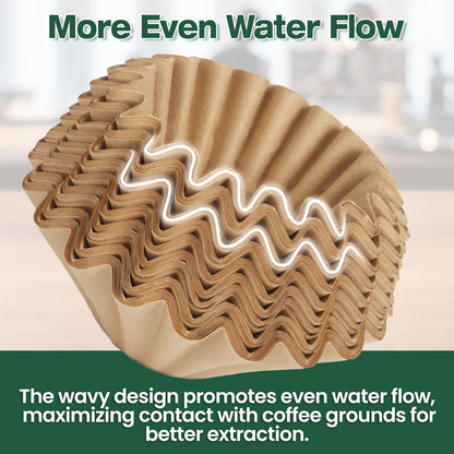 Ninja Disposable Coffee Filters - Unbleached Paper for PB051 & PB041 Single Serve Maker | 150 PCS