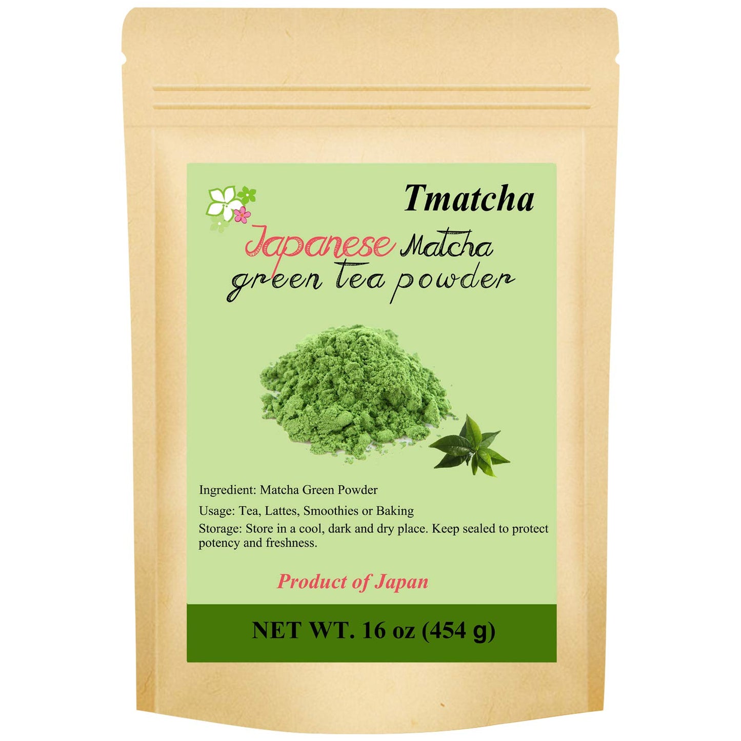 CCnutri Matcha Green Tea Powder-Japanese Matcha-Culinary Grade Matcha Green Tea Powder 16oz