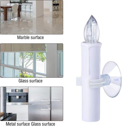 Boao Candle Suction Cups - 50-Piece Set for Christmas Window Decoration | Durable Plastic Holders