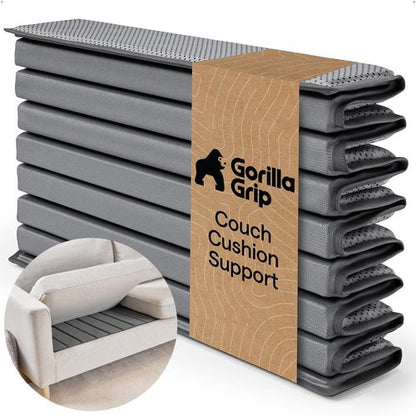GORILLA GRIP Heavy Duty Couch Cushion Support Board to Fix Sagging Sofas, 21.5 x 54 Loveseat, Thick Plywood Boards Add Strong Seat Supports, Stay in Place Replacement Stuffing Under Couches Grey