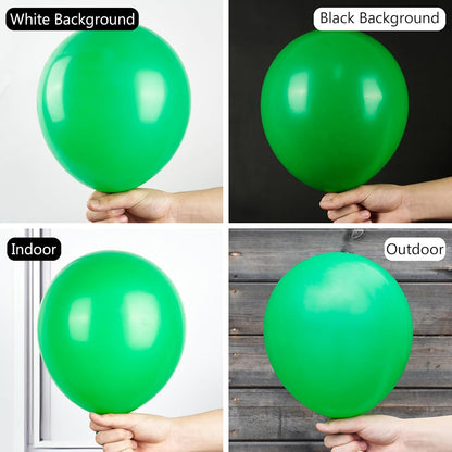 PartyWoo Green Balloons - 50 Pcs 12 Inch Matte Latex Helium Balloons for Weddings & Celebrations