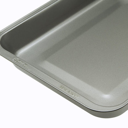 Ecolution Bakeins Cookware Non-Stick Heavy Duty Carbon Steel, Roasting Pan, Gray