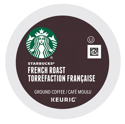 Starbucks French Roast K-Cups - Dark Roast Coffee Pods for Keurig | 72 Count