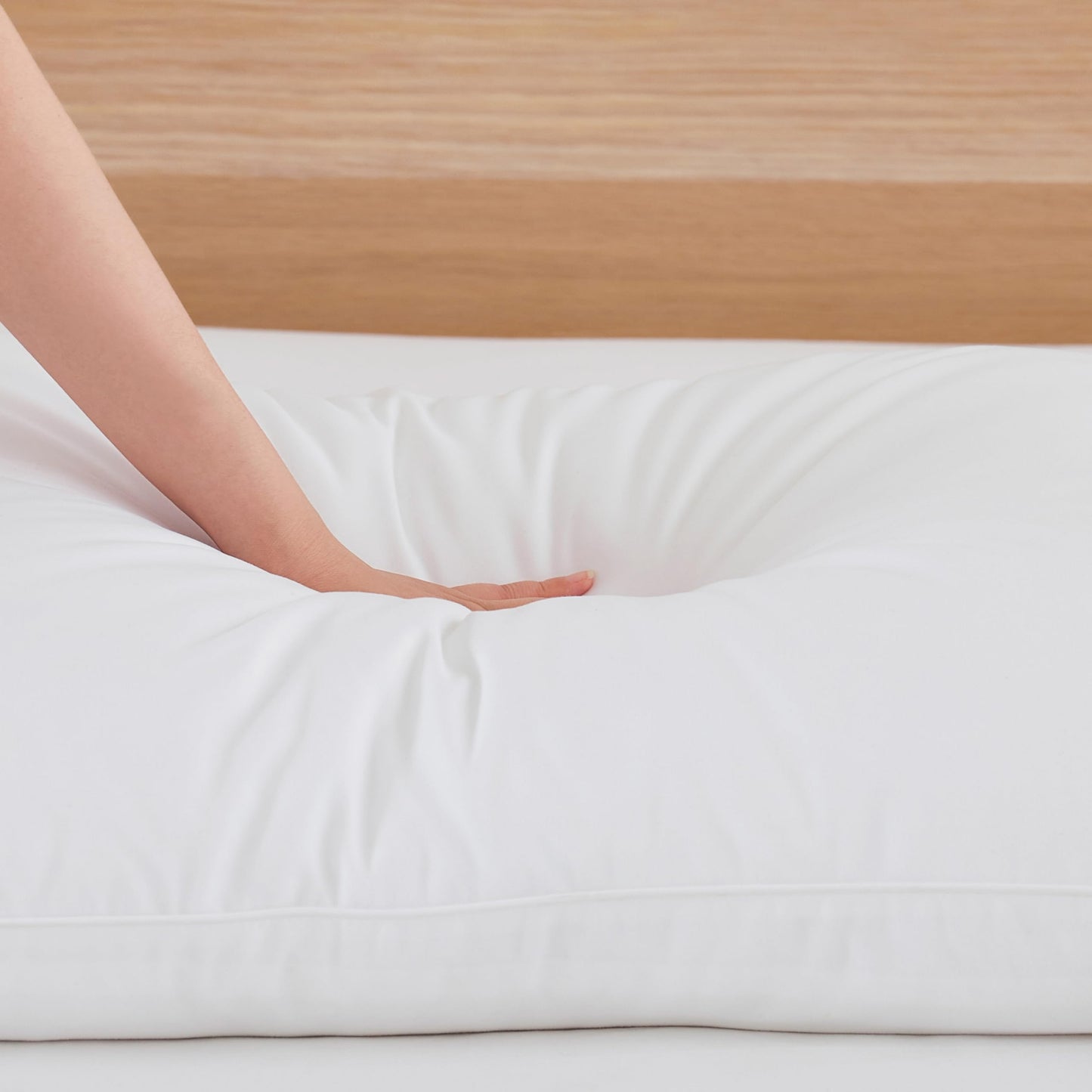 UGG Danielle Cooling King Size Hypoallergenic Down Alternative Luxury Hotel Bed Pillow for Stomach Back or Side Sleeper with Machine Washable Cover, 20-inch x 36-inch, White