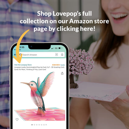 Lovepop Birthday Adventure Box, Advent Calendar for Kids, 6.45" x 4.84" x 2.2" Box Size, Pop Up Characters, Gifts for Girls