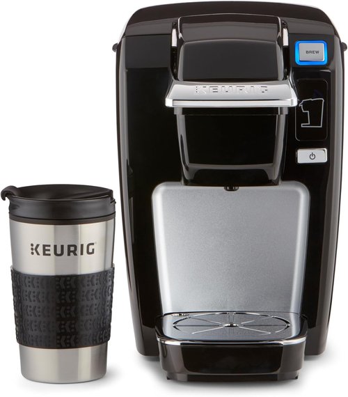 Keurig Stainless Steel Insulated Coffee Travel Mug - Fits Under Any K-Cup Maker | 12 Oz Capacity