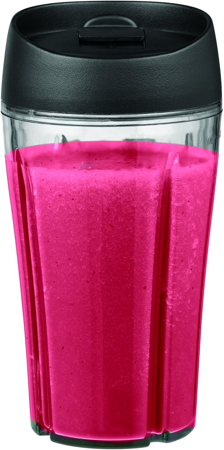 Oster Pro 1200 Blender - Smoothie Maker with Glass Jar & 24oz To-Go Cup | 7 Speeds, 1200W Power, Brushed Nickel