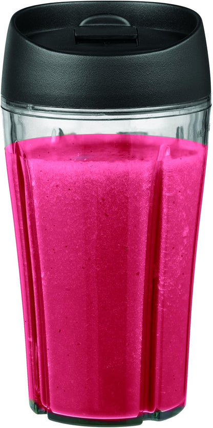 Oster Pro 1200 Blender - Smoothie Maker with Glass Jar & 24oz To-Go Cup | 7 Speeds, 1200W Power, Brushed Nickel
