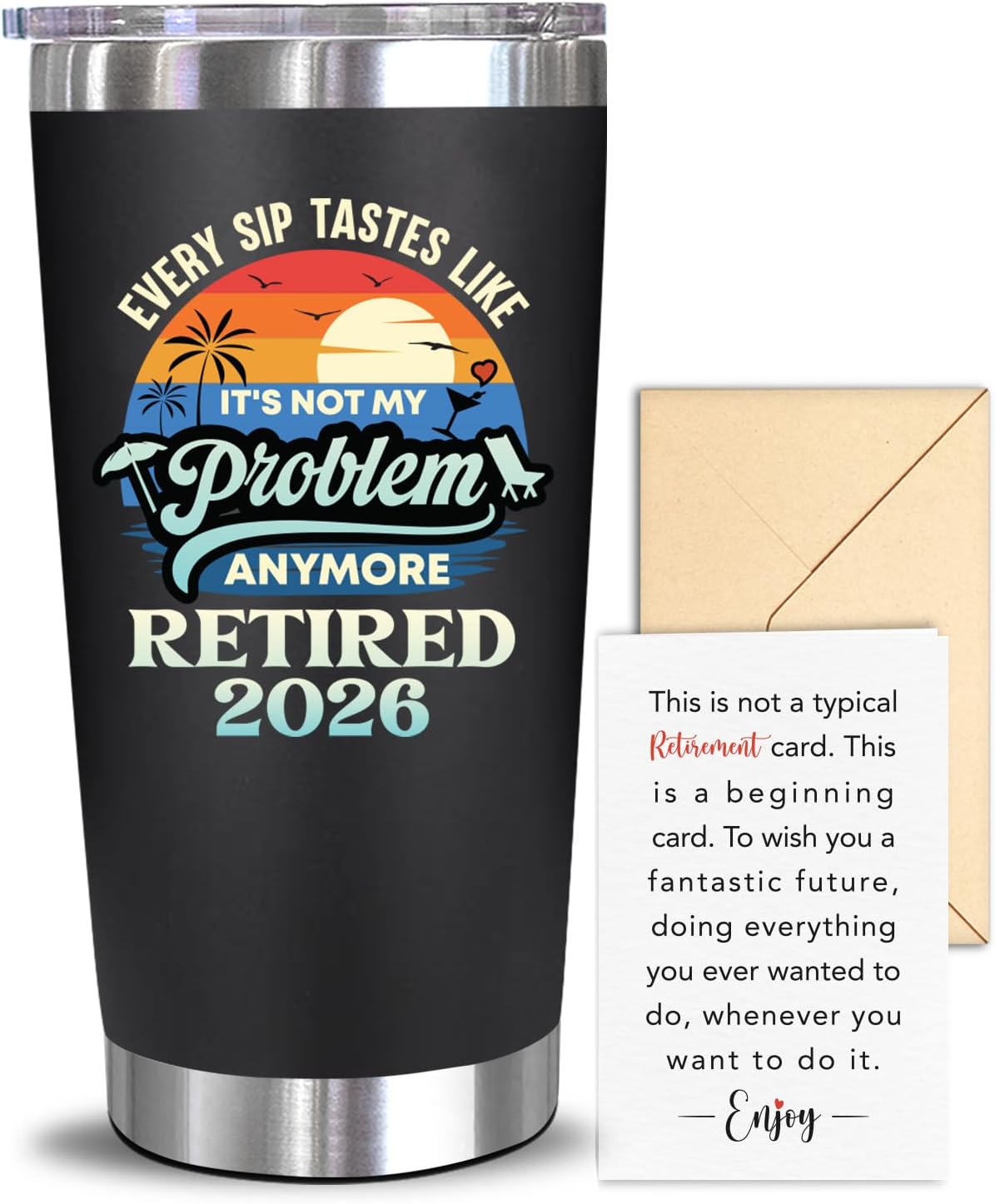 NewEleven 20oz Tumbler - Thoughtful Retirement Gift for Women & Men | Perfect Farewell Present