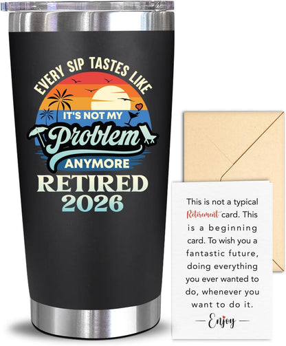 NewEleven 20oz Tumbler - Thoughtful Retirement Gift for Women & Men | Perfect Farewell Present