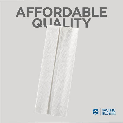 GP PRO Pacific Blue C-Fold Paper Towels - White, 240 Towels Per Pack, 10 Packs for Ultimate Cleanliness