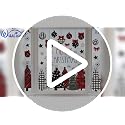 Merry Christmas Window Clings Set - Red Black Plaid Holiday Decor - 9 Sheets, 7.9 x 11.8 Inch - Double-Sided Christmas Stickers - Festive Home & Party Decorations - Variation of This Listing