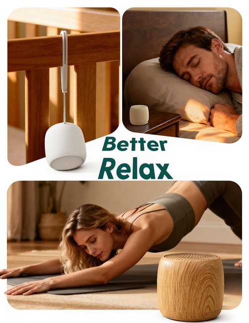 Babelio White Noise Sound Machine (Pocket Mini Pro) | 1000mAh Large Battery, 25 Non-looping Sounds for Adults, Kids & Babies, Timer, Memory Function, Pocket-Sized & Travel Essentials, White