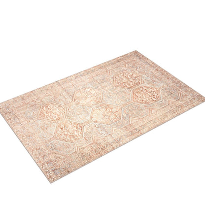 Loloi Chris Loves Julia Jules Collection JUL-04 Tangerine/Mist 2'-3'' x 3'-9'', .13" Pile Height, Accent Rug