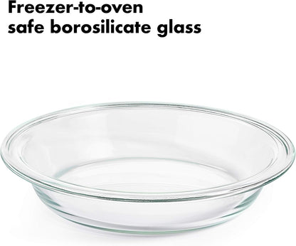 OXO Good Grips Glass Pie Plate with Lid - Durable, Oven-Safe Design for Perfect Baking