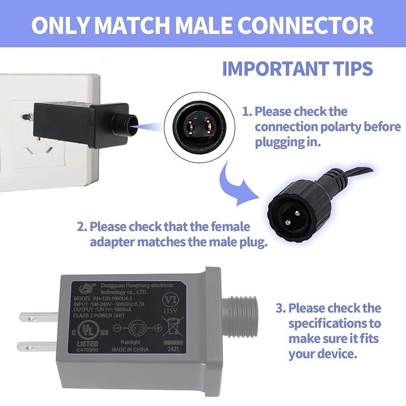 Replacement Yard Inflatable Adapter 12V 1.0A Power Supply – 8Pcs USB? (Variation 8) Cleaned