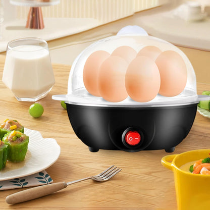 Skiennix Egg Cooker - Automatic Egg Boiler for Easy-To-Peel Hard, Medium & Soft Boiled Eggs | 7 Egg Capacity