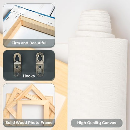 CanvasChamp Custom Canvas Prints - Personalized Wall Art for Home & Office | 24" W x 36" H x 1.5" D