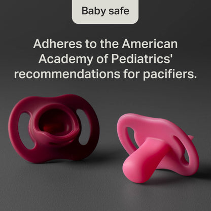 Tommee Tippee Ultra-Light StayPut Pacifier, One-Piece Silicone Design, 6-18m, 4 Pack