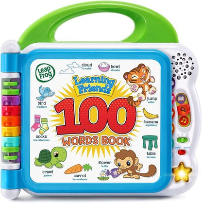 LeapFrog Learning Friends 100 Words Book - Engaging Educational Toy for Early Readers | Green