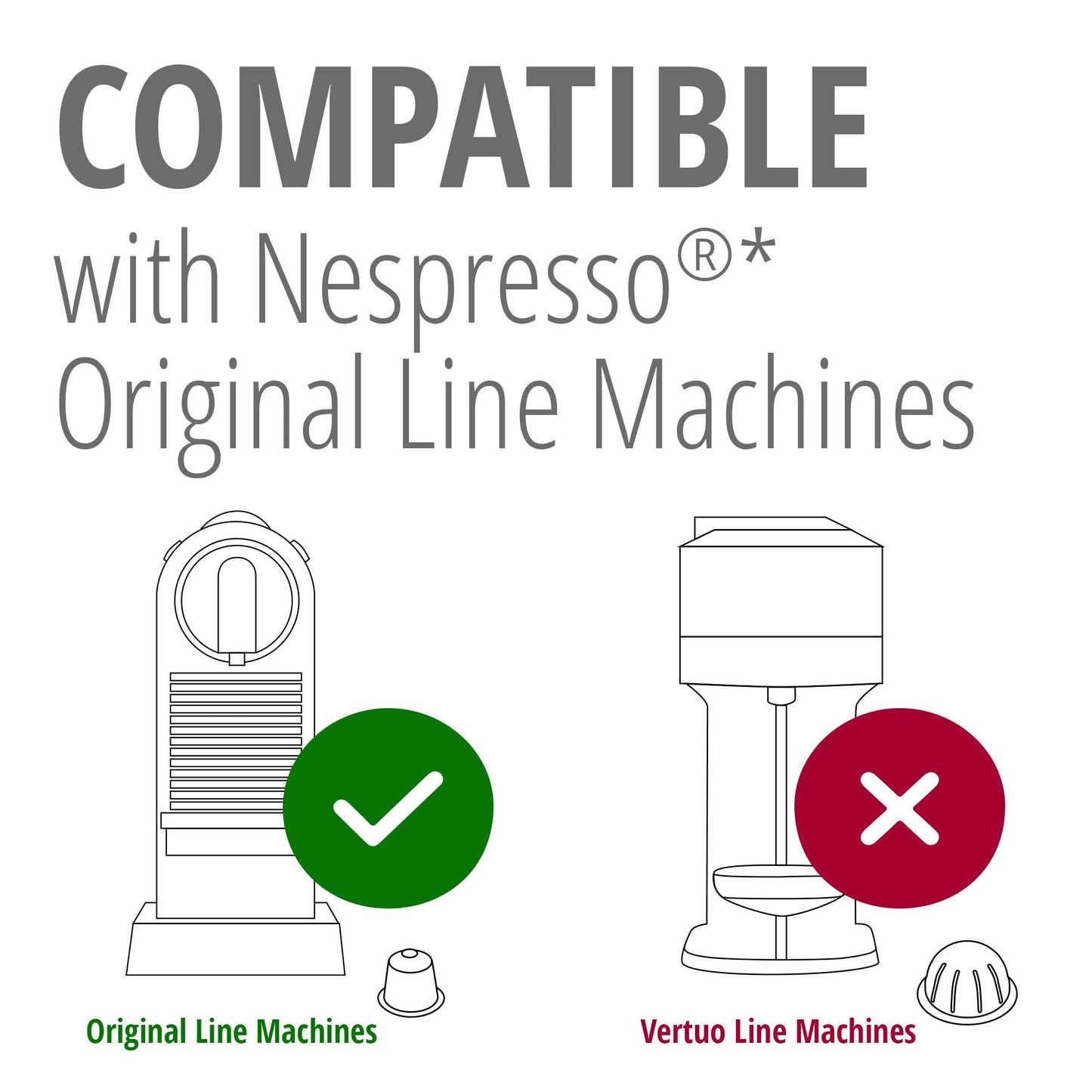 60ct Dark Roast Variety Nespresso Original Machine Compatible Pods I Aluminum Espresso Coffee Capsules - Intensity 10 11 12 like Palermo Kazaar Dharkan Italiano Nespresso Pods