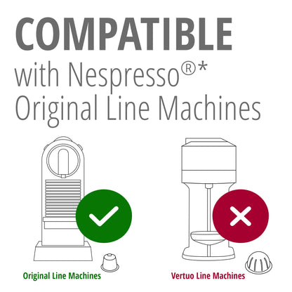 60ct Dark Roast Variety Nespresso Original Machine Compatible Pods I Aluminum Espresso Coffee Capsules - Intensity 10 11 12 like Palermo Kazaar Dharkan Italiano Nespresso Pods