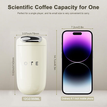 OTE Coffee Cup Travel Mug - 12 OZ Leakproof Insulated Tumbler | Keeps Drinks Hot or Cold, Gray