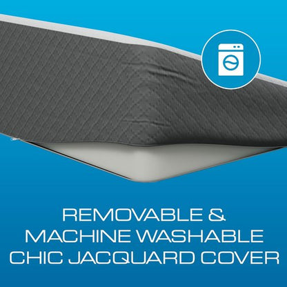 Kolbs Extra Wide Bed Wedge Pillow - Sleep Apnea & Acid Reflux Relief with Chic Jacquard Cover | 7.5" Height