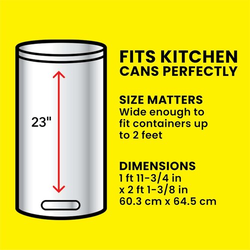 Glad ForceFlex Tall Kitchen Trash Bags - 13 Gallon, Fresh Clean Scent | 140 Count (Pack of 2)