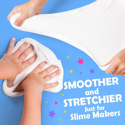 Original Stationery Soft Clay - White Foam Clay Add-In for Slime Making | 230g (8.1 oz) Stretchy Air-Dry Texture