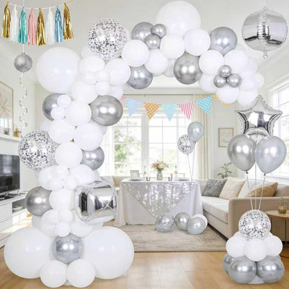 White Balloons - 60 PCS 12-Inch Latex Balloons for Birthday, Wedding, Baby Shower & Holiday Decor