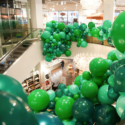 PartyWoo Green Balloons - 50 Pcs 12 Inch Matte Latex Helium Balloons for Weddings & Celebrations