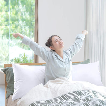 Utopia Bedding Full Body Pillow - Long 20 x 54 Inch Insert for Side Sleepers - Soft White Design