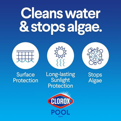 Clorox Pool&Spa XTRABLUE Chlorinating Tablets - Kills Bacteria & Stops Algae | 5 LB Individually Wrapped