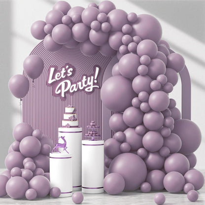 Skiennix Dusty Purple Balloon Set - 120 Pieces in 5-18 Inch Sizes for Boho Bridal & Baby Shower Decor