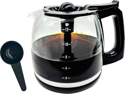 Hamilton Beach 12-Cup Coffee Carafe - Heat Resistant Glass, BPA-Free, Compatible with Flexbrew Models