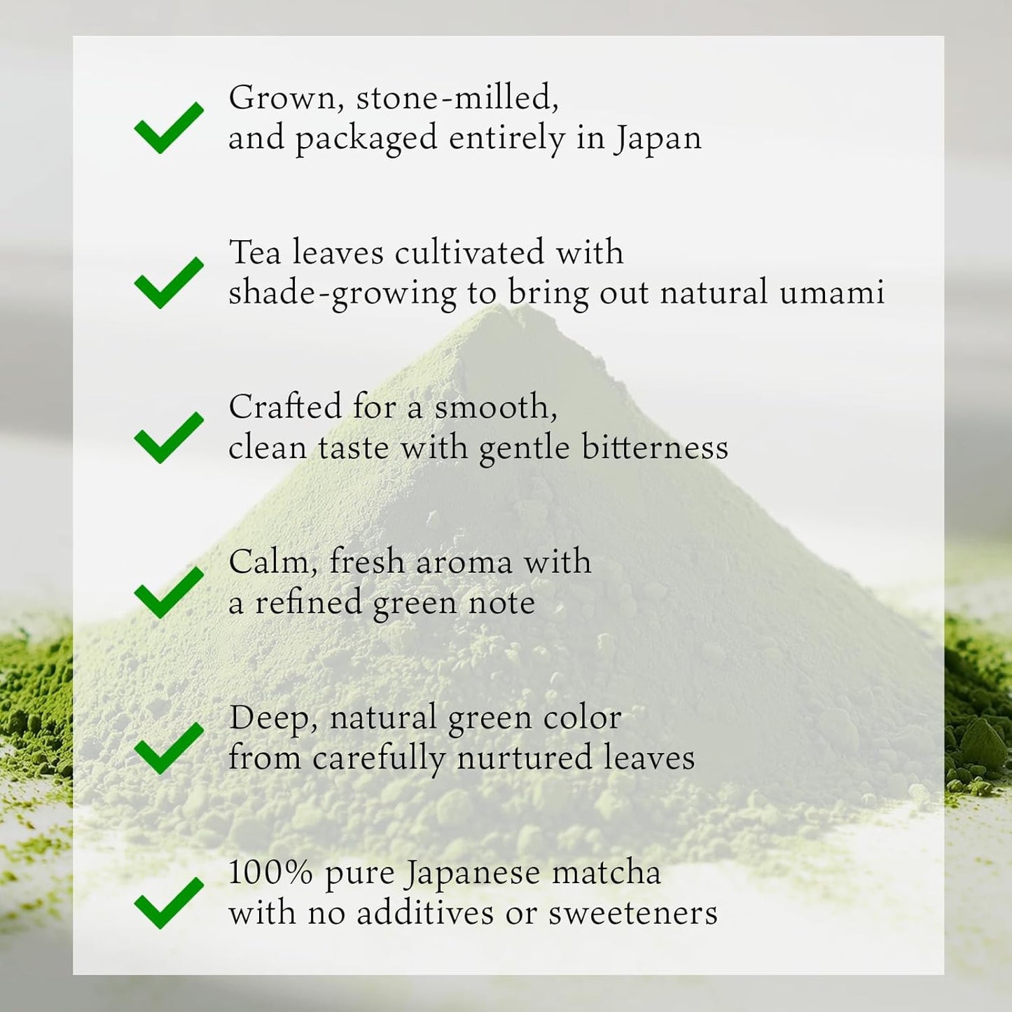 SHIZUGOKORO Authentic Japanese Matcha Green Tea Powder - Ceremonial Grade from Uji Kyoto - 30g (1.06oz)