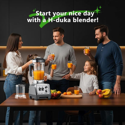 Skiennix 1800W High-Speed Blender - 70 oz Large Capacity for Smoothies, Milkshakes & Ice Crushing