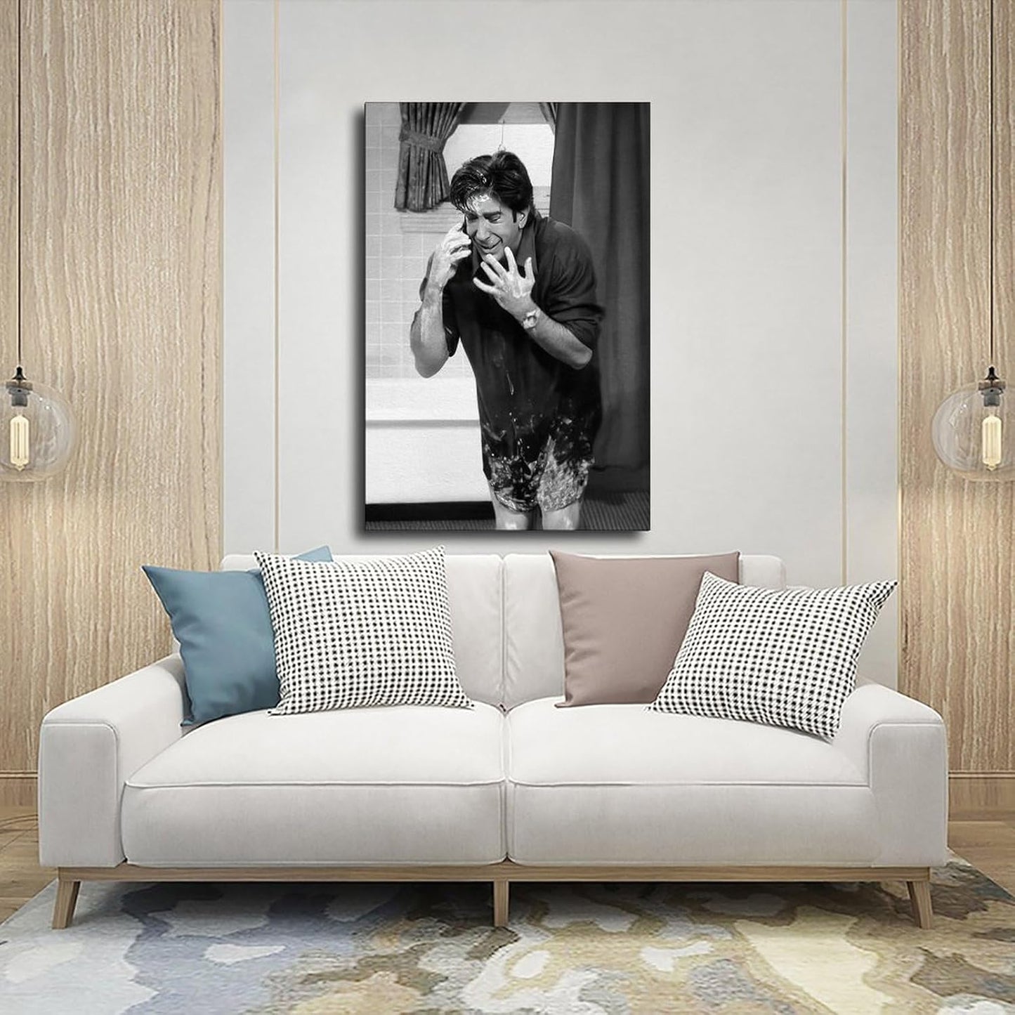 Regine Switzerland Funny Bathroom Wall Art - Humorous TV Show Print for Restroom Decor | 12x18 Inch
