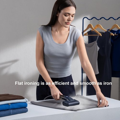 G10 Portable Clothes Steamer - Handheld Mini Iron for Travel & Home, 1200W, 0.9 lbs, Blue