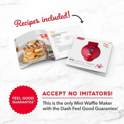Dash Mini Waffle Maker - Compact Electric Waffle Iron with Nonstick Surface - Galaxy Print Design