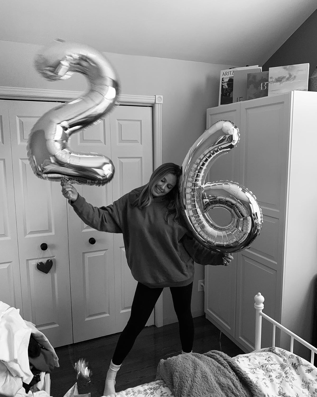 Silver Number 6 Balloon - 40 Inch Birthday Decoration for 6th Birthday Parties | Premium Party Supplies