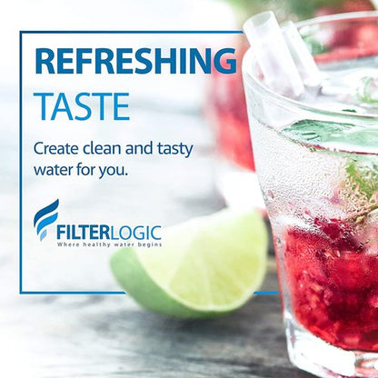 FilterLogic Water Filter Pitcher Replacement - NSF Certified for Brita® & Mavea® | 6-Pack