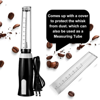 K-Brands Electric Milk Frother - Handheld Whisk for Coffee, Latte & Cappuccino - Powerful Foam Maker
