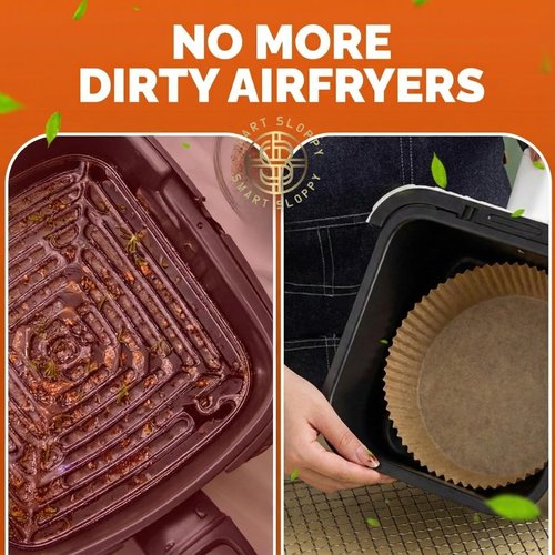 Air Fryer Liners - Disposable Parchment Paper Inserts for 8" Round Baskets | 125 Count